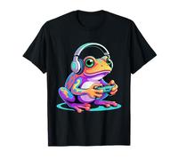 Colorful Frog Gaming con Cuffie Controller Gamer Maglietta