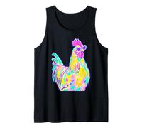 Colorful Gallo con Cuori Occhiali da Sole Coastal Summer Vibes Canotta