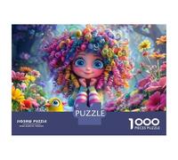 Colorful Girl Fantasy 1000 Pezzi Bundle Puzzle Puzzle Cartone Extra Spesso - Preferito Dai Collezionisti, Relax Mentale, Pause Ufficio, Viaggio E Regali Festivi 38x26cm/1000pcs