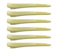 Colorful Hair Clips, Duck Bill Hair Styling Clips, Portable Clip, Slip Resistant Design for Easy Hairs Sectioning, 6 Pack Set, Ideal for Professional or Personal Style
