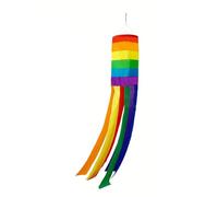 Colorful Hangings Arcobaleno Colonna Bandiera Manica A Vento Con Linea Decorazioni Strumento Giocattolo All'aperto Colorato
