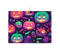 Colorful Happy Jack OLarge Tappetino scolapiatti 45,7 x 61 cm, super assorbente e lavabile in lavatrice