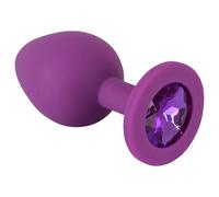 Gioia Colorata - Dildo anale in silicone di taglia media (viola)