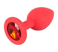 Gioiello Anale in Silicone Colorful JOY" - Piccolo (Rosso)"