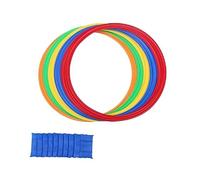 Colorful Jump Hoop Set Indoor Sport Gioco Formazione Fisica Jumping Hoops Famiglia Cortile Attività Giocattolo Bambini Regalo Salto Set Giocattolo Fisico(28cm)