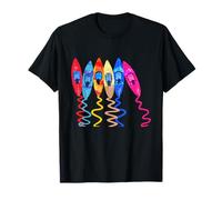 Colorful Kayaks Outdoor Adventure Kayaking Boating Kayakers Maglietta