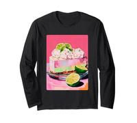Colorful Key Lime Pie Bakery Art Summer Dessert Estetica Maglia a Manica