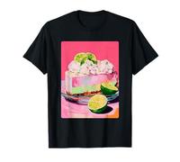 Colorful Key Lime Pie Bakery Art Summer Dessert Estetica Maglietta