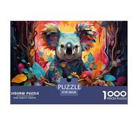 Colorful Koala Art Reliable Cardboard Improving Patience, Focus And Overall Cognitive Abilities 38x26cm/1000pcs
