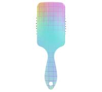 Colorful Laser Design Squares spazzola di massaggio liscia per la crescita dei capelli Progettato testa massaggiatore cuoio capelluto per capelli corti con manico ergonomico cepillo para peinar
