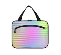 Colorful Laser Design Strisce Hanging Borse per Viaggio con Gancio, Designer Carino Kit Bag per la mamma Gym organizador de maquillaje para L
