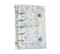 Colorful Laser Star M5 Loose Leaf Binder PVC Journal Book M5 A6 A7 Diario Esterno Copertina Colorata Riempimento Shell Notebook