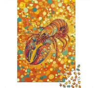 Colorful Lobster Art Puzzle Da 1000 Pezzi Puzzle Adulti Impegnativo E Difficile Per Straordinario Regalo Per Amore E Amico 52x38cm/1000pcs
