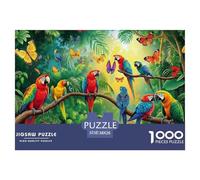 Colorful Macaws And Butterflies Quality Paper Material Excellent Hobby for Quiet Time, Weekends And Holiday Relaxation 38x26cm/1000pcs