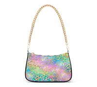 Colorful Marble Stone trendy catena crossbody borse a mano in pelle per le signore