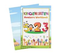 Colorful Math Workbook, Number Writing Guide, Interactive Practice Paper, Early Childhood Learning Exercise, Special Education Travel Study Resource, Study Gear for Kids, Studenti, Classrooms, 210 g
