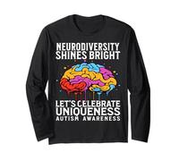 Colorful Minds Autism Awareness Kids Support Gifts Parents Maglia a Manica