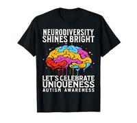 Colorful Minds Autism Awareness Kids Support Gifts Parents Maglietta