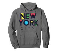 Colorful New York City, NYC Tee Shirt, Cool New York City Felpa con Cappuccio