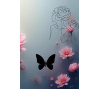 Colorful Notebook with Flowers: Colorful Blank Notebook - Creative Writing & Drawing Journal for School, Office, Students and Women