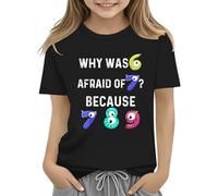 Colorful Number Day Math Kids T Shirt Number Day 2025 School Math Day Top Number Day T Shirts Math Lovers Maglietta lunga, Nero , 4-5 Jahre