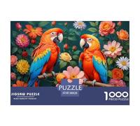 Colorful Parrot Duo Quality Paper Material Excellent Hobby for Quiet Time, Weekends And Holiday Relaxation 38x26cm/1000pcs