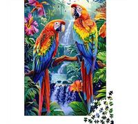 Colorful Parrots Jungle 1000 Pezzi Cartone Spesso Puzzle Premium Per Adulti Sfida Del Gioco Educativo Decorazione Murale Pacchetto Valore 70x50cm/1000pcs