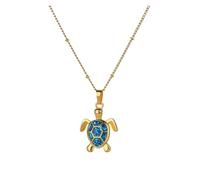 Colorful pendant, feminine charm necklace, cute stainless steel jewelry(N07049G-1)