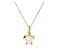 Colorful pendant, feminine charm necklace, cute stainless steel jewelry(N07049G-3)