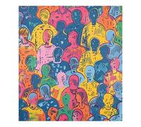 Colorful People Mountain People Sea magnete lavastoviglie copertura riutilizzabile magnetico frigorifero copertura lavastoviglie pannello copertura vacanza decorazione 58,4x66 cm