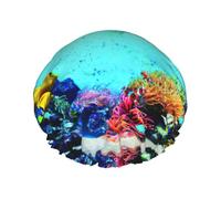 Colorful Pesce Gruppi Cuffia Da Doccia Per Gli Uomini Cap Donne Riutilizzabile Impermeabile Lungo Spessa Cura Dei Capelli Breve Bagno