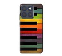 Colorful Piano Case Cover Custodia per Motorola Edge 70