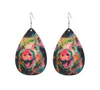 Colorful Pig Orecchini In Pelle Divertenti Orecchini Da Donna Moda Accessori Per Decorazioni Festa Della Mamma Cosplay