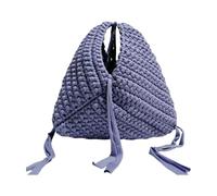 Colorful Polyester Modern Satchel Reinforced Edges Triangular Base Compact Evening Purse Fashion Handbag For Women Stylish Geometric Handbag