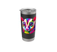 Colorful Pop Art Sugar Glider Sugar Gliders Bicchiere termico in acciaio inox doppia parete