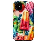 Colorful Popsicle Fruit Summer Sweet Fun Tropical Look Custodia per iPhone 11