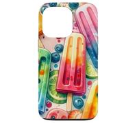 Colorful Popsicle Fruit Summer Sweet Fun Tropical Look Custodia per iPhone 13 Pro