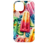 Colorful Popsicle Fruit Summer Sweet Fun Tropical Look Custodia per iPhone 14