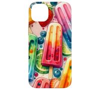 Colorful Popsicle Fruit Summer Sweet Fun Tropical Look Custodia per iPhone 14 Plus
