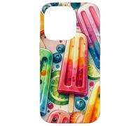Colorful Popsicle Fruit Summer Sweet Fun Tropical Look Custodia per iPhone 14 Pro