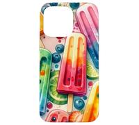 Colorful Popsicle Fruit Summer Sweet Fun Tropical Look Custodia per iPhone 15 Pro Max