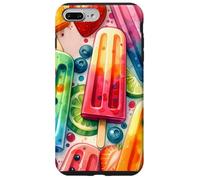 Colorful Popsicle Fruit Summer Sweet Fun Tropical Look Custodia per iPhone 7 Plus/8 Plus