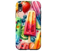Colorful Popsicle Fruit Summer Sweet Fun Tropical Look Custodia per iPhone XR