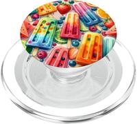 Colorful Popsicle Fruit Summer Sweet Fun Tropical Look PopSockets PopGrip per MagSafe