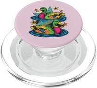 Colorful Preppy Duck Lake Aesthetic Design PopSockets PopGrip per MagSafe
