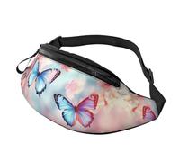 Colorful Pumpkins Crossbody Bag Foglie Hands-Free Bag Autunno Zucca Fanny Pack Consegna Ragazzi 14X35CM, a11, Taglia unica