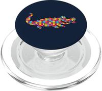 Colorful Puzzle Coccodrillo In Aprile Sostenere La Consapevolezza Autismo PopSockets PopGrip per MagSafe