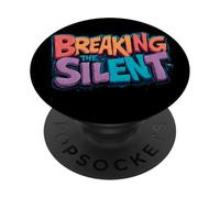 Colorful Rompere il motto silenzioso PopSockets PopGrip Adesivo