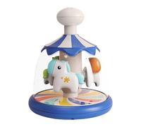 Colorful, Rotating, Educational, Carousel, Press and Spin, Cause and Effect, Toddler Toy, Interactive, Sensory Play, Developmental, for 2-4 Year Olds, Press and Spin Activity