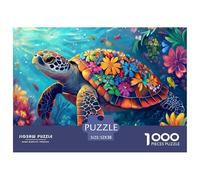 Colorful Sea Turtle Firm Structure Pieces Enhancing Problem Solving Skills And Enjoying Leisure Time 52x38cm/1000pcs